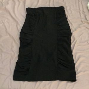 High waisted pencil skirt
